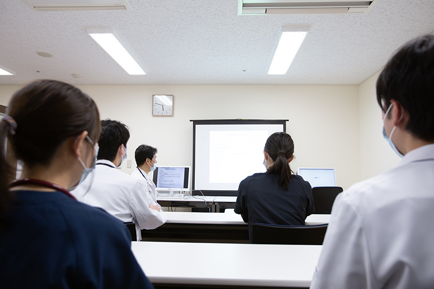 研修医の早朝講義